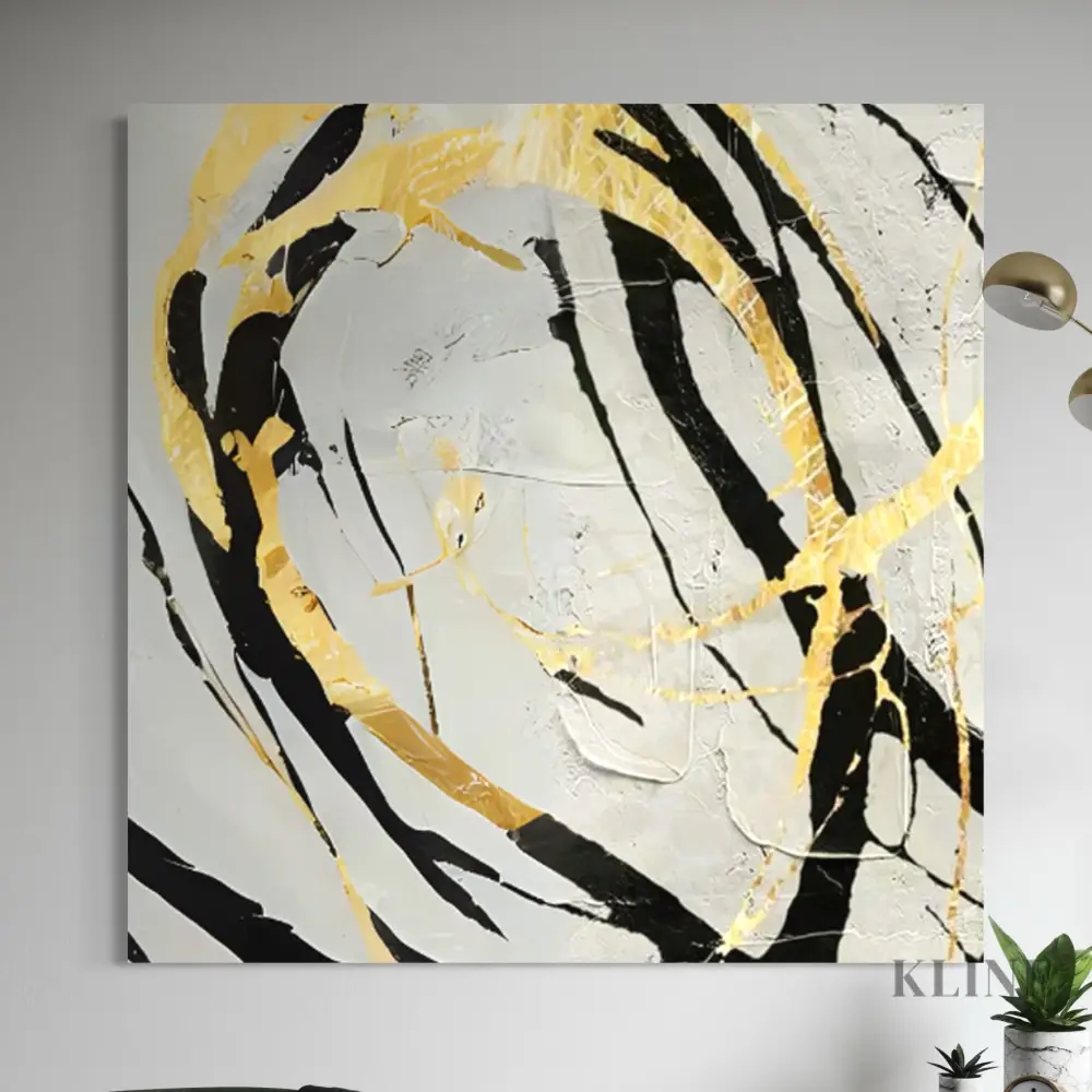 Noir and Gold Harmony 1 - Image 4