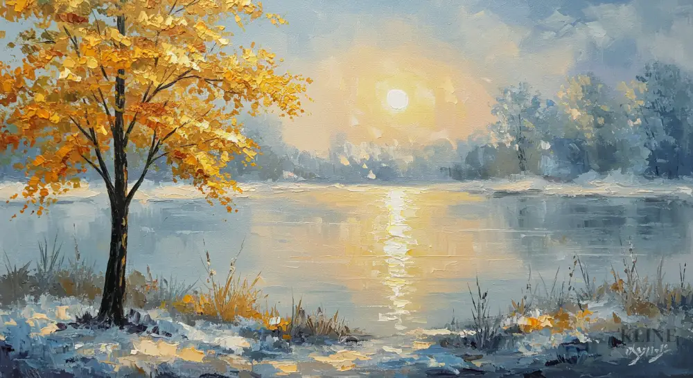 Where Golden Dreams Touch the Lake - Image 8